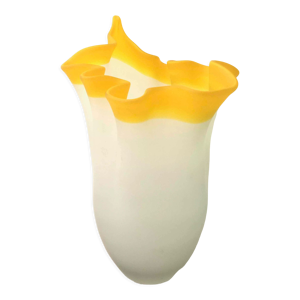 vase mouchoir pâte de - verre