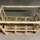 Vintage rattan wicker coffee table
