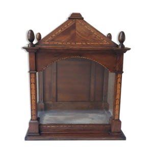 Vitrine xix° noyer et