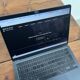 Ancien comptoir de commerce en pin, circa 1950