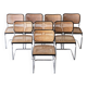 4 or 8 vintage Cesca B32 chairs, Gavina edition, Marcel Breuer, 1960.