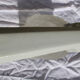 Porcelain and frosted glass wall light