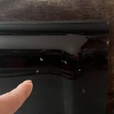 Chauffeuse Marsala en plexiglas fumé & velours ras marron, Ligne roset 1970