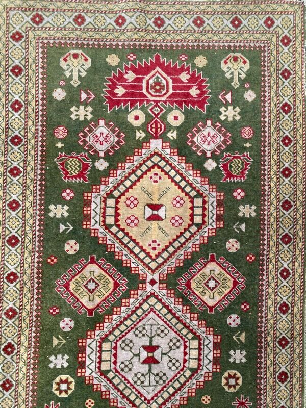 Tapis vintage caucasien couloir 80x280 cm