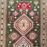 Vintage Caucasian carpet corridor 80x280 cm