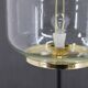 1970s Pair of Glass Brass Floor Lamps by Kamenicky Senov , Czechoslovakia