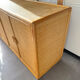 Sideboard wood wicker caning rattan