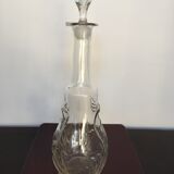 Art Deco stylized flowers carafe with its cap