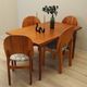 Set of four teak chairs, Danish design, 1960s, Niels Koefoed, Glostrup
