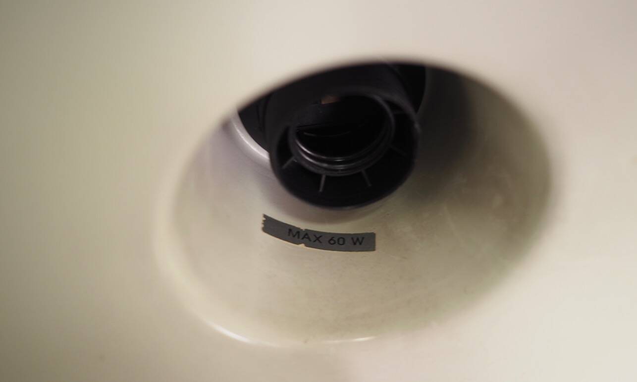 Black pendant lamp, Danish design, 1960s, production: Denmark