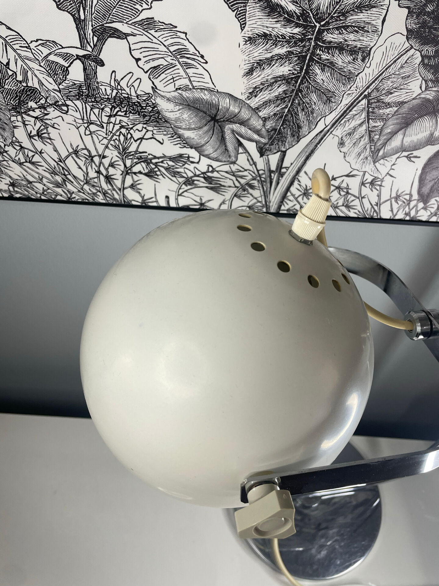Vintage table lamp Space Age 60s