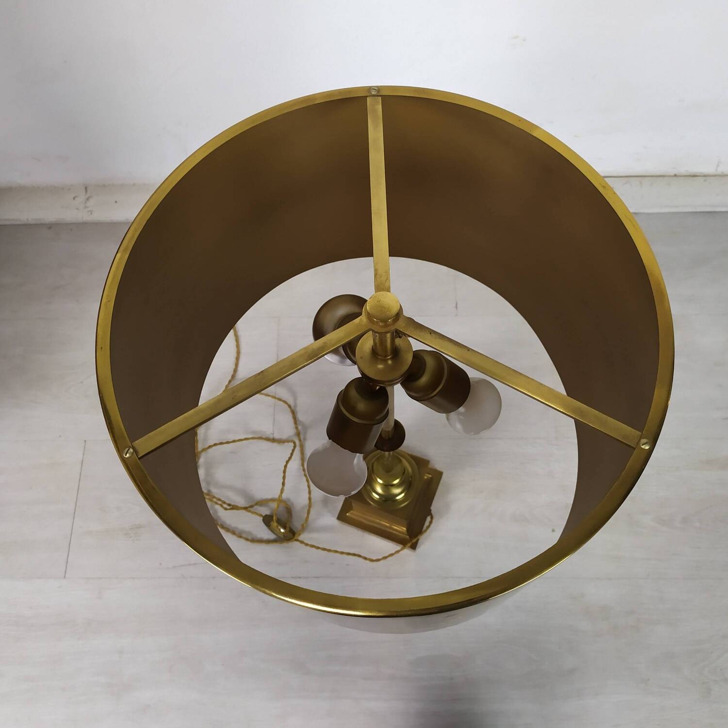 Gilded bronze lamp from Maison Charles