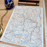 Printed in 1910, Luxembourg and its surroundings.