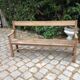 Bench in oak decape