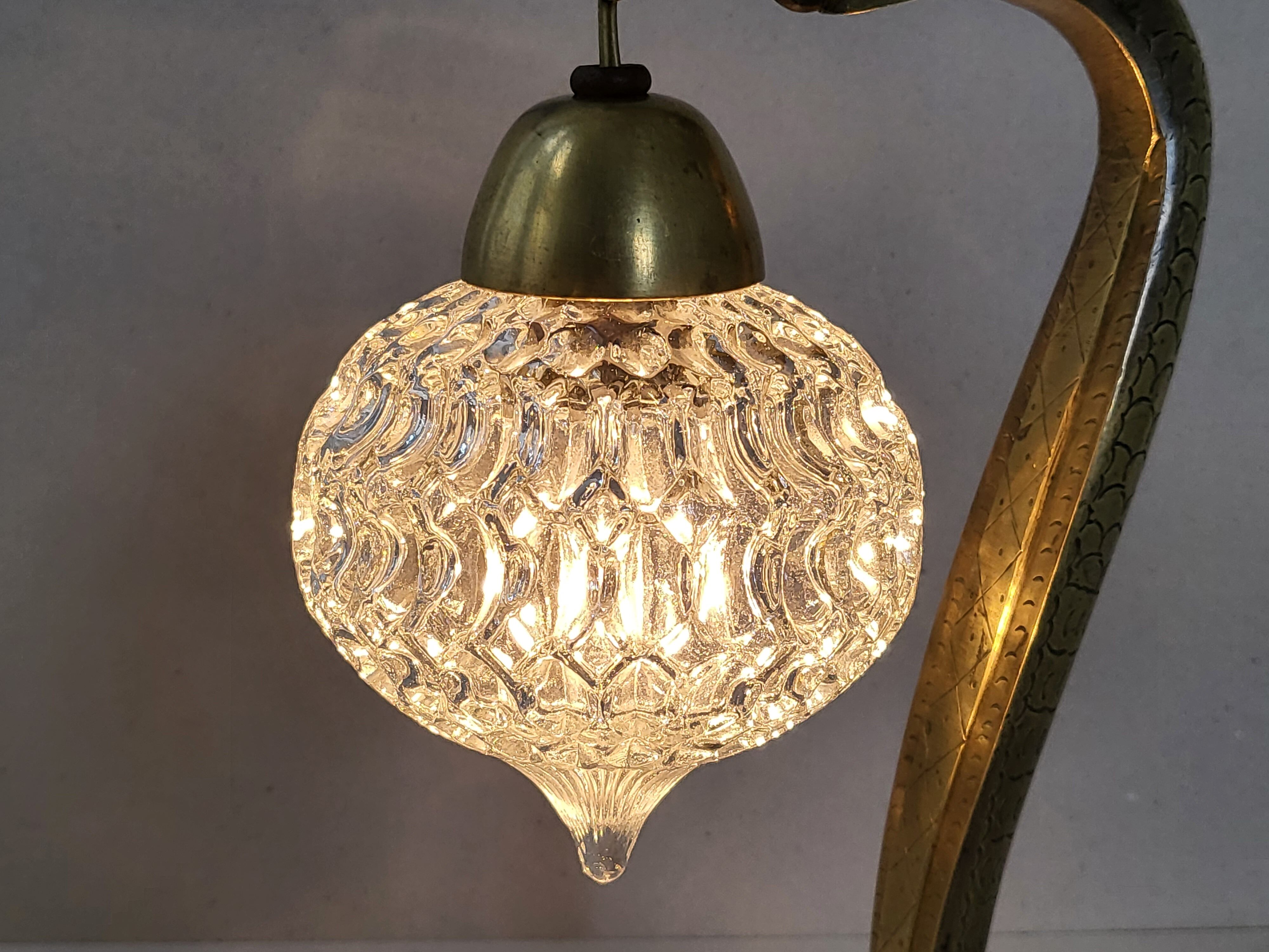 Vintage snake lamp 1970