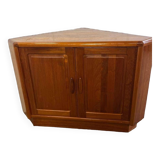 Meuble d'angle vintage dyrlund en teck /. armoire