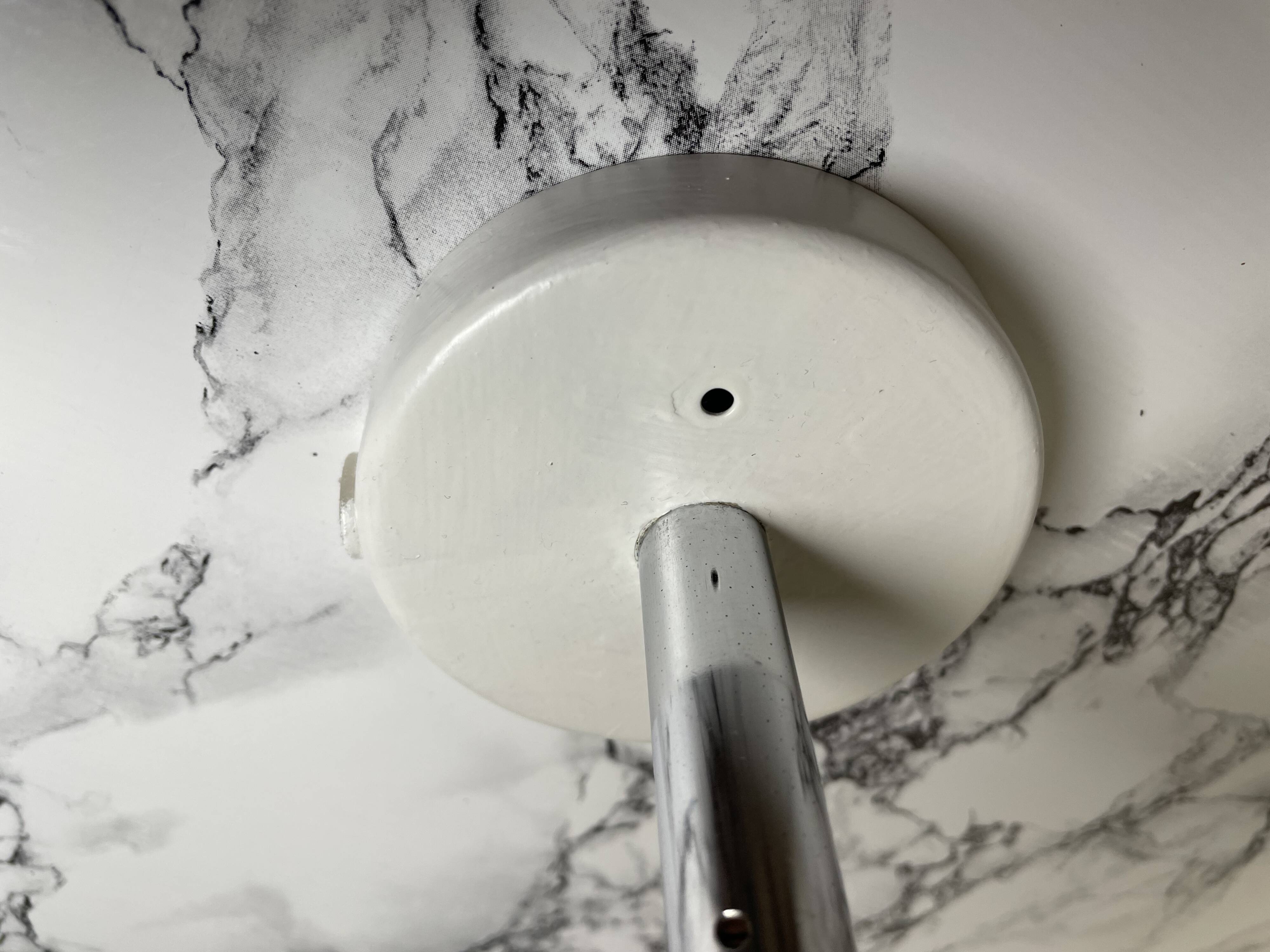 Dutch Raak brushed aluminum wall light