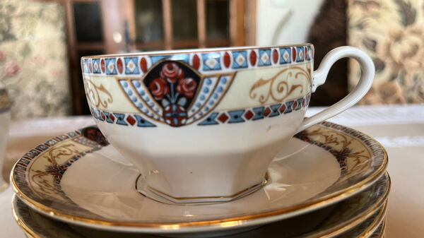 Service à café ancien porcelaine de Limoges WG & Cie