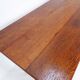 Industrial Bistro Table in Wood and Wrought Iron -