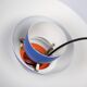 Danish vintage pendant lamp Superlight by David Mogensen, 1980s