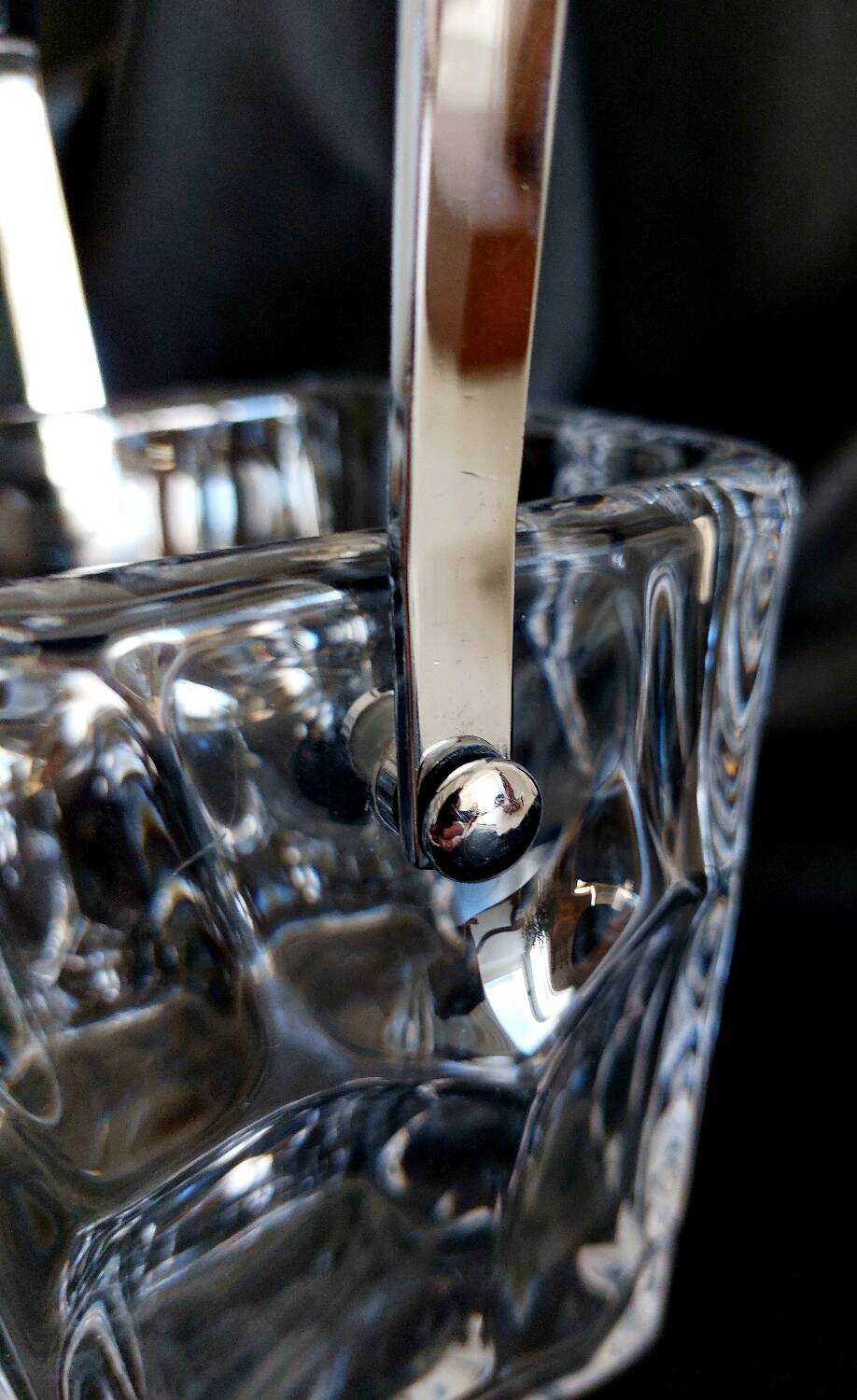 Vintage Crystal Ice Bucket