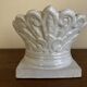 Neoclassical cachepot, mid-19th century, acanthus leaves, terracotta capital