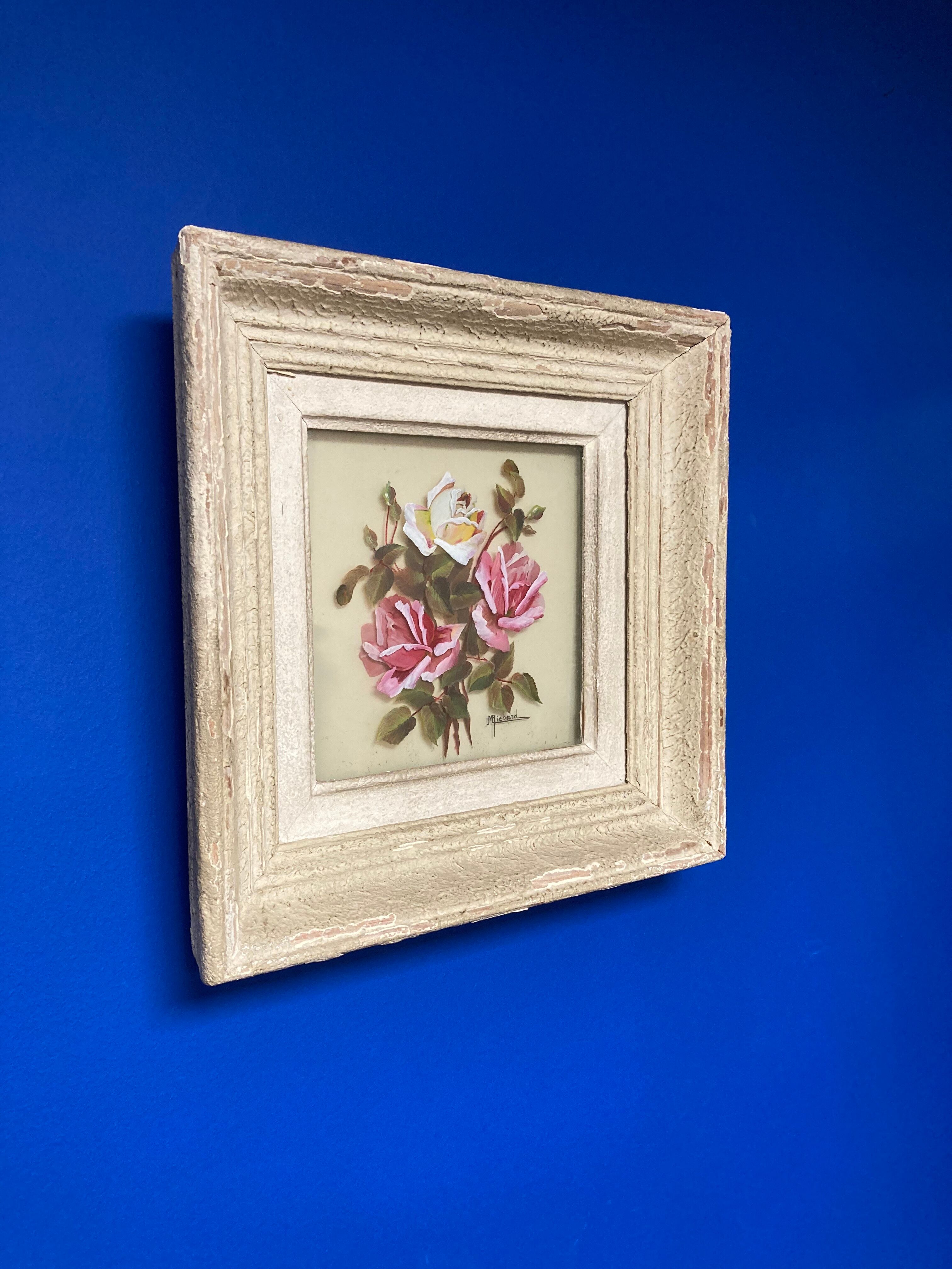 Vintage rose painting