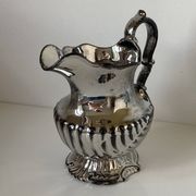 Beautiful English Rococo style lustreware carafe or pitcher circa 1830