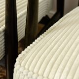 Type 300 190 Armchairs in Corduroy by H. Lis, 1960s, Set of 2