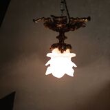 Suspension in bronze and glass paste.