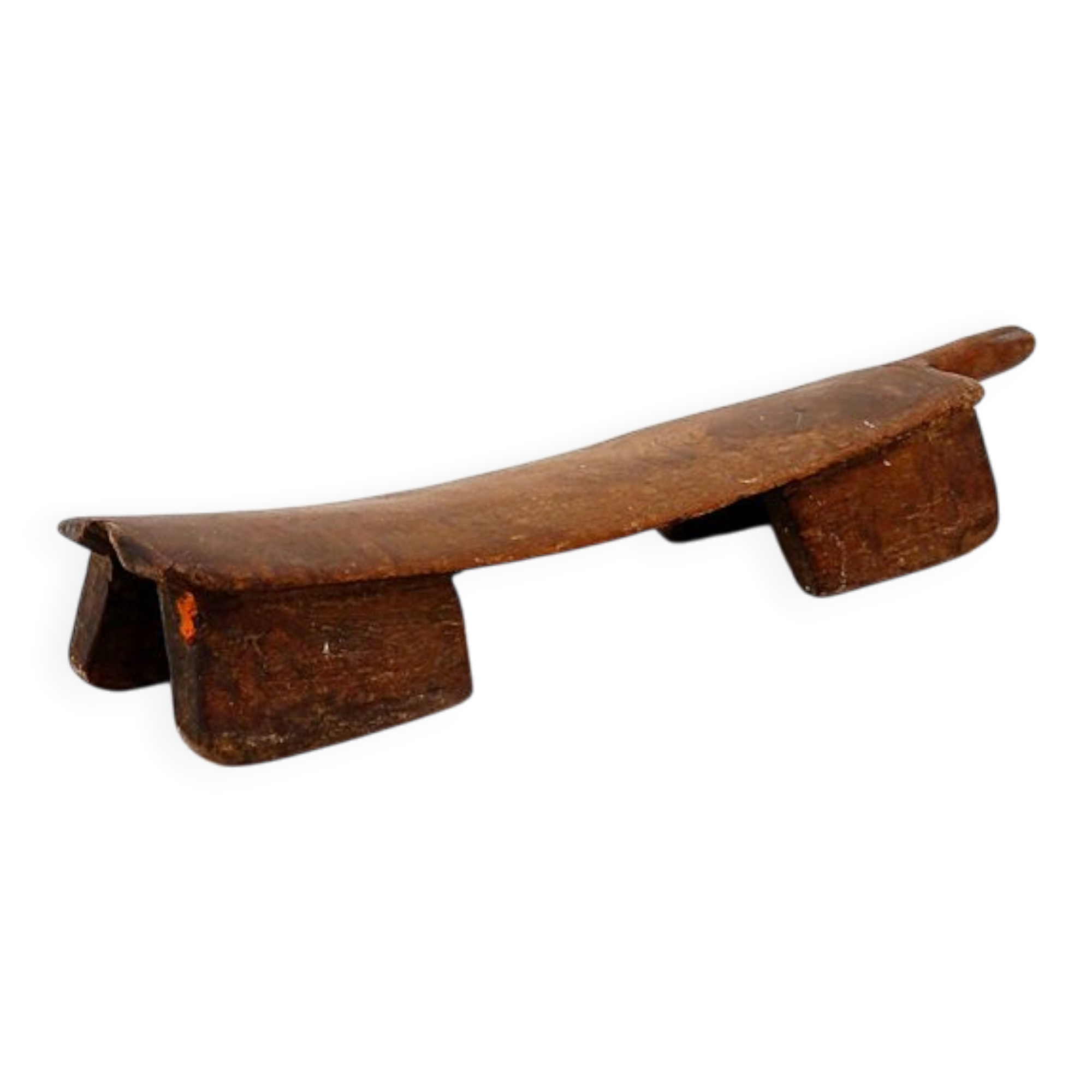 Tabouret ou appui-tête en bois sculpté - Afrique, 20ème siècle