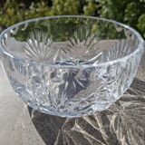 Finger bowl or small bowl in cut crystal 12 cm height 5.7 cm