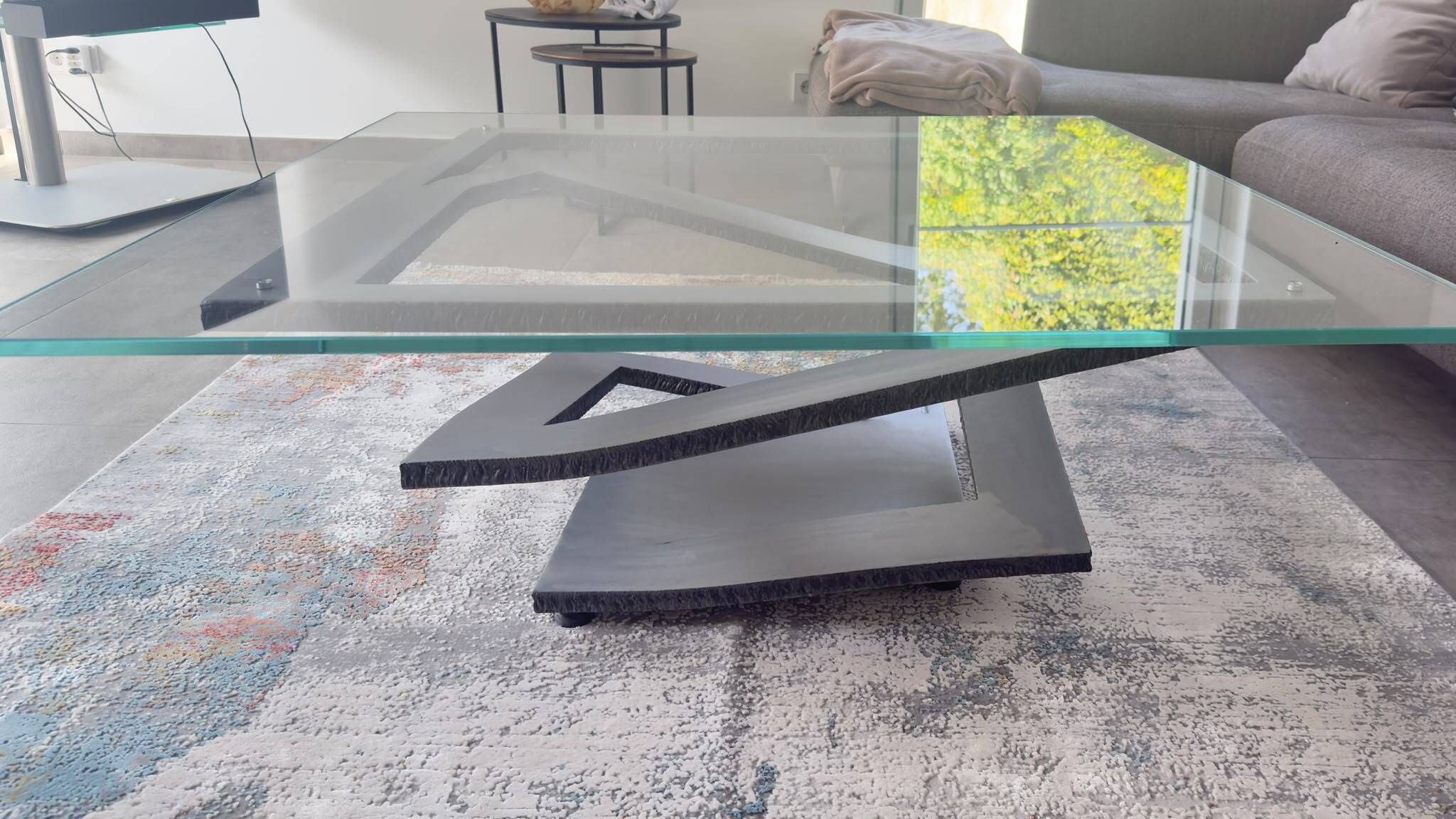 Roche Bobois flower iron coffee table