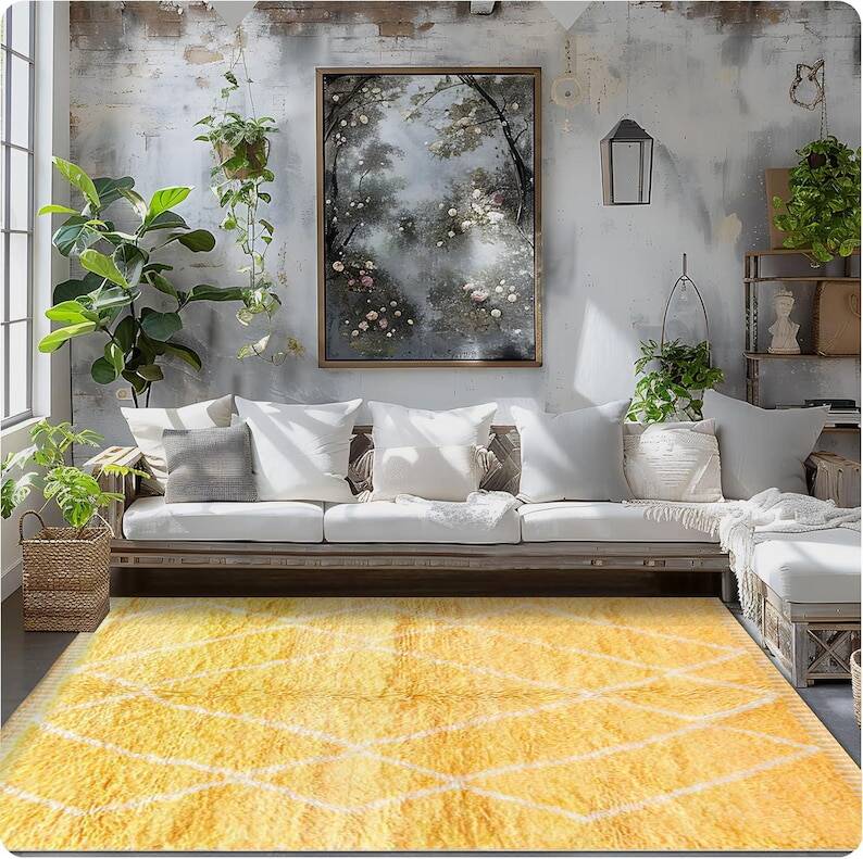 Tapis bérbere fait main traditionnelle taille 200cmx300cm