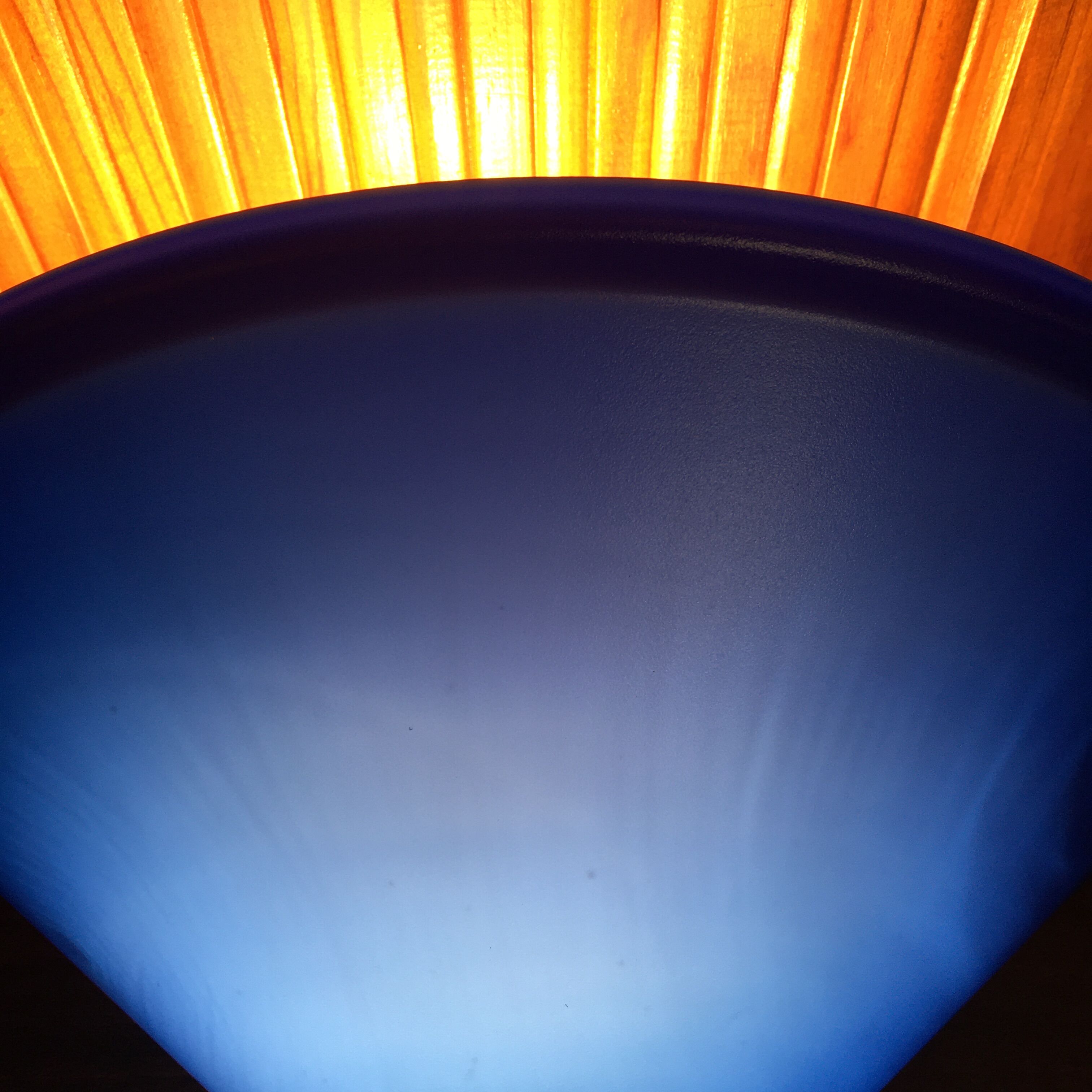 Wall lamps - indigo blue - publisher Domec - 1980s