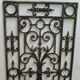 Cast iron door grille