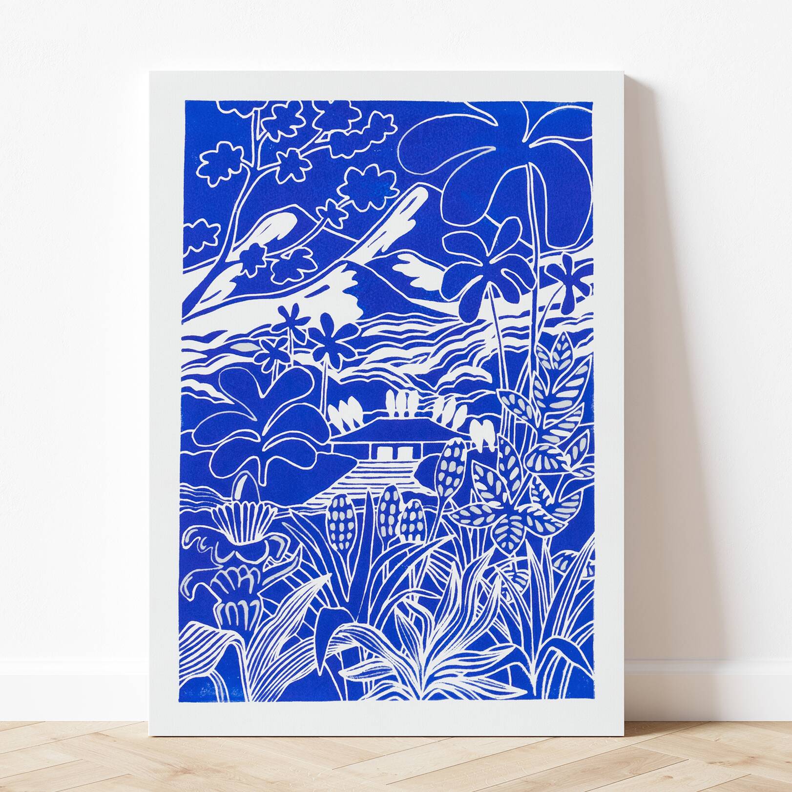 Balata Klein - Linocut