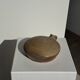 Round flat jar in old stoneware D20