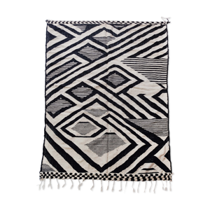 Tapis kilim berbère - noirs