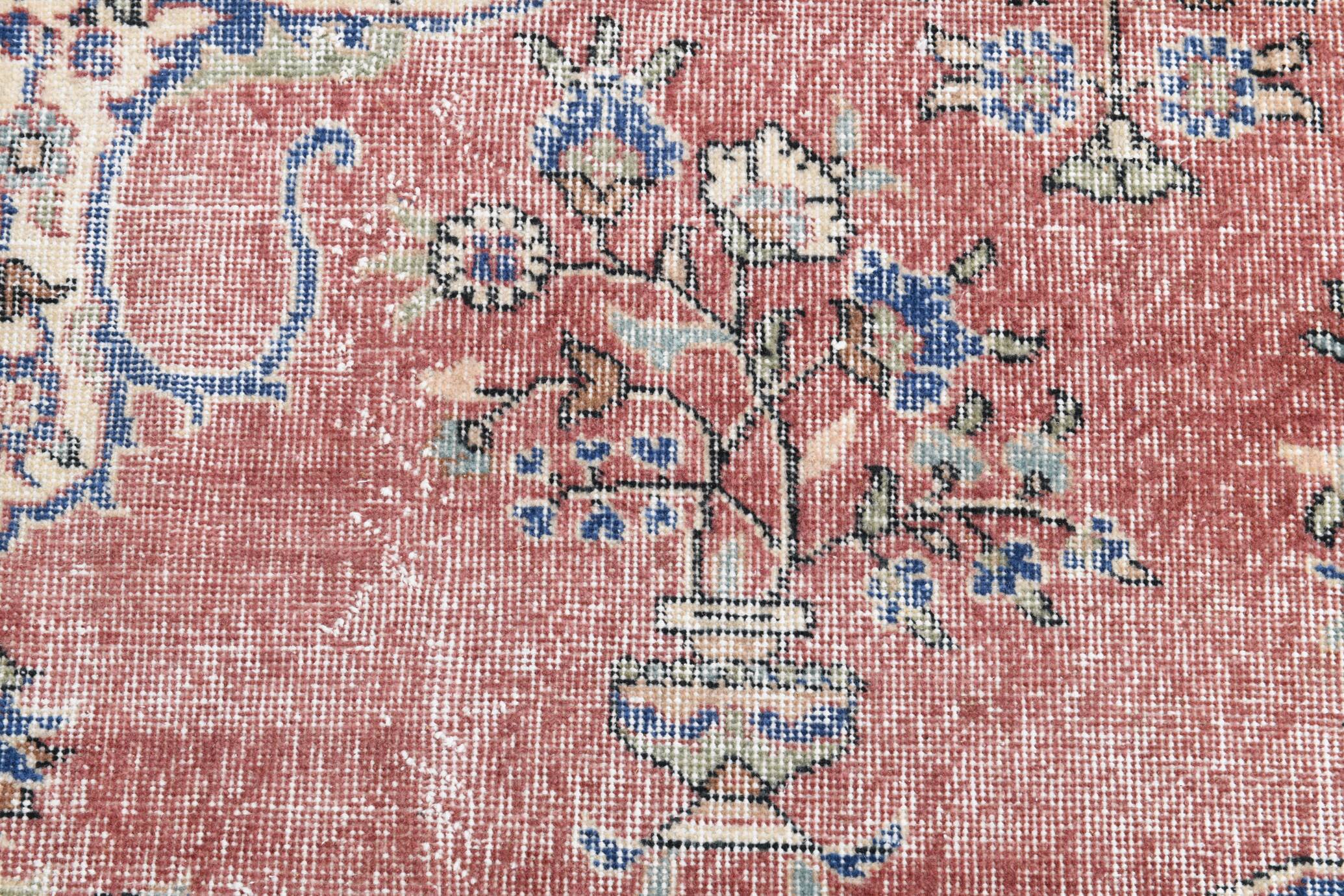 7x11 Shades Of Burgundy Persian Rug, 212x347Cm