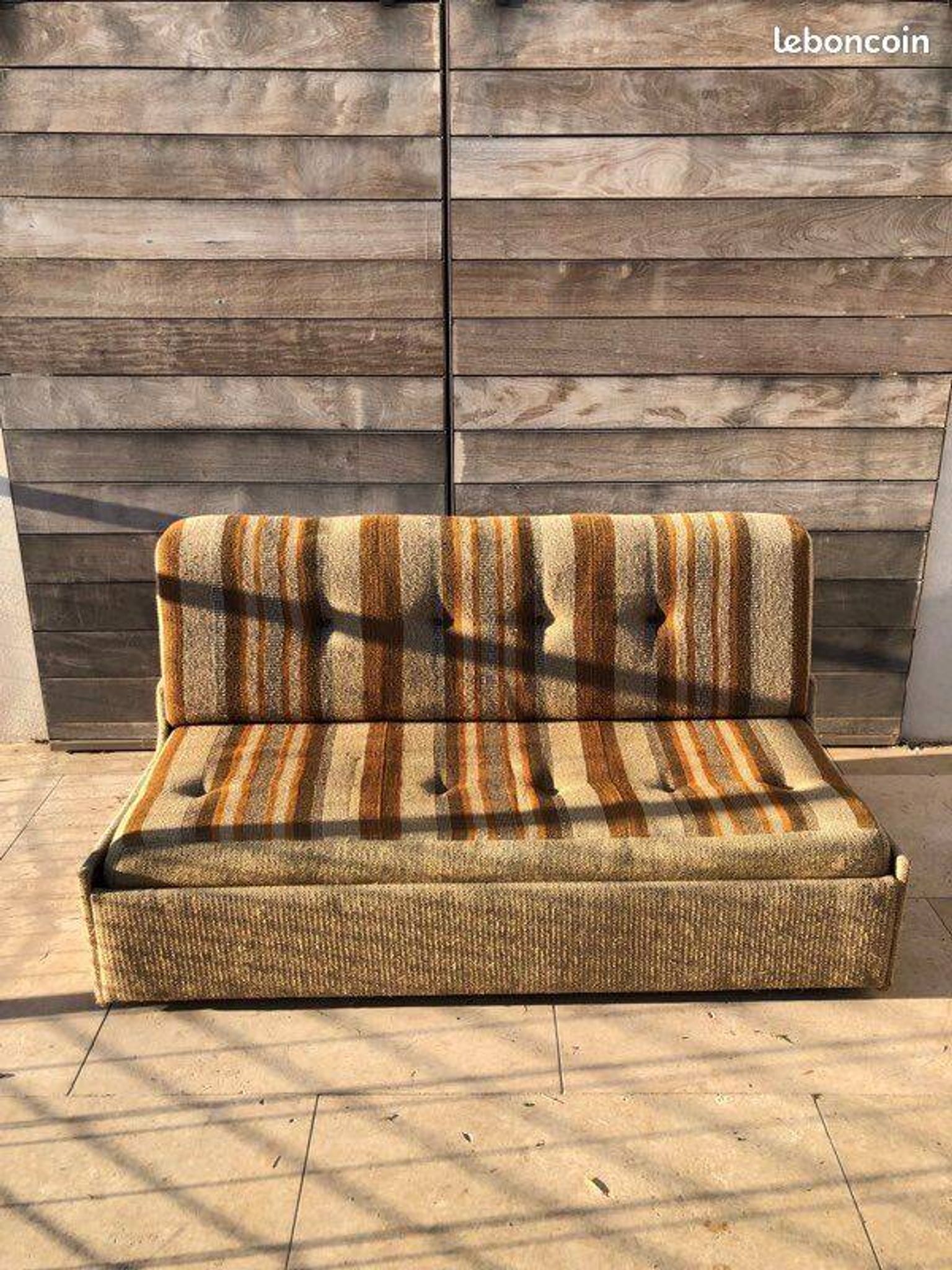 Striped Tweed Sofa