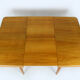 Square oak veneered folding table from Jitona, 1960