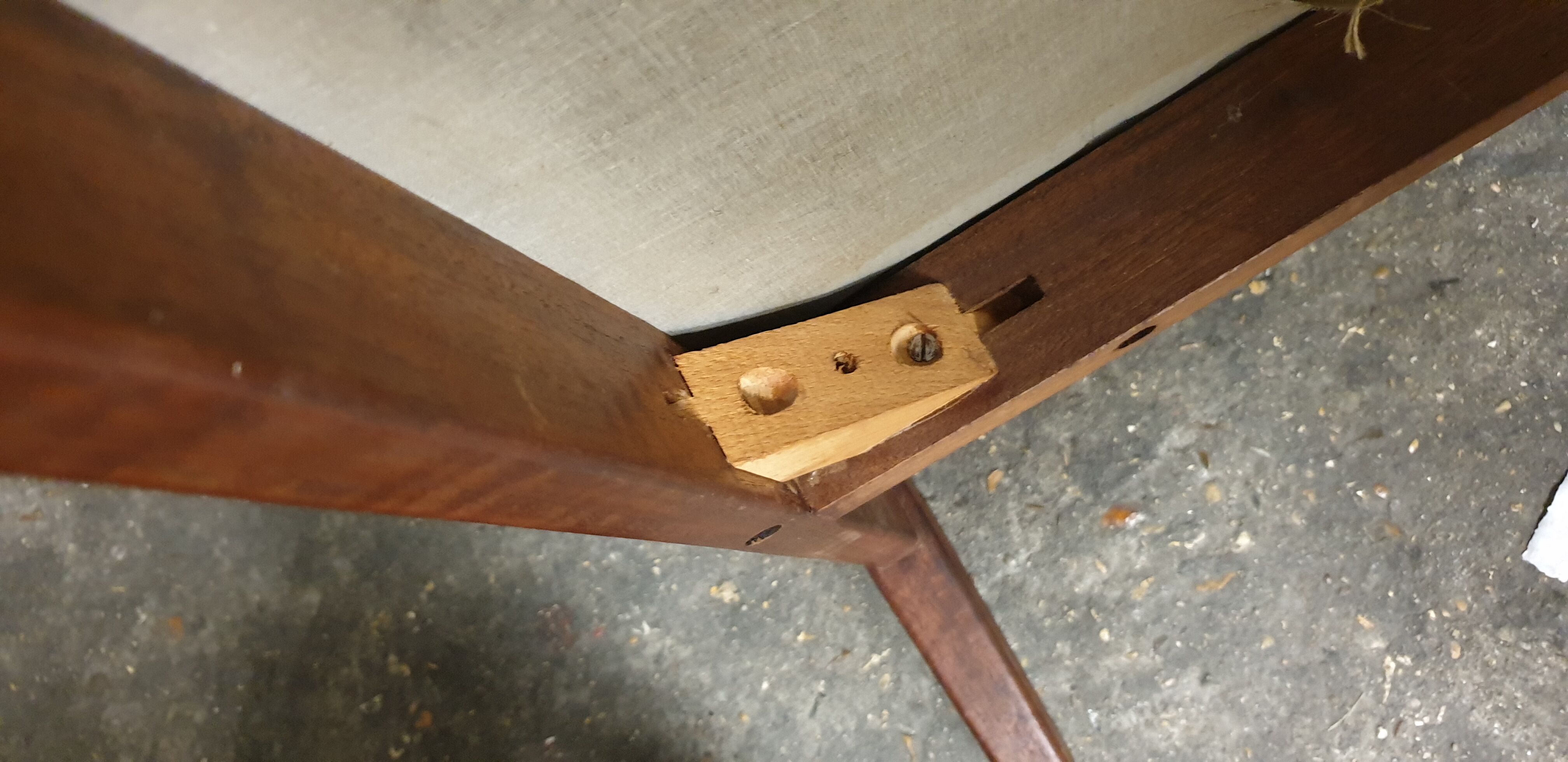 Pair of Scandinavian armchair chairs 60/70