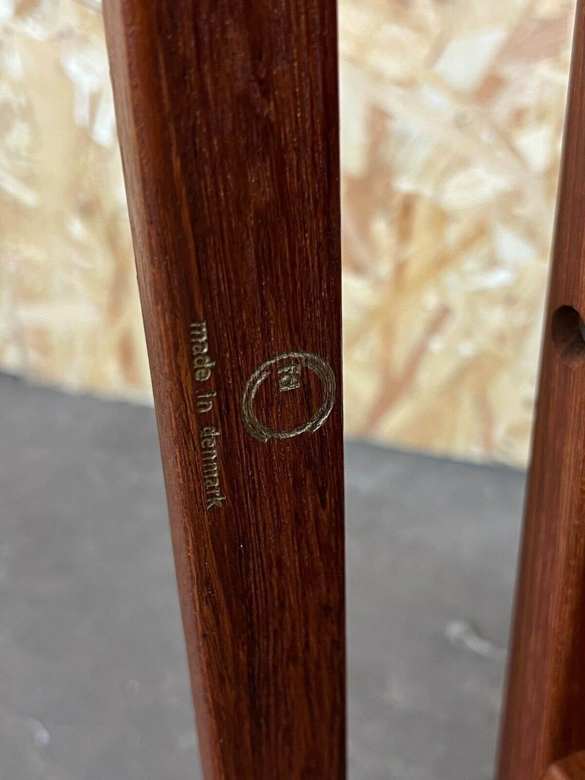 Teak stool Inger Klingenberg for France & Daverkosen 60/70