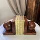 Pair of bookends, sphere, Art Deco