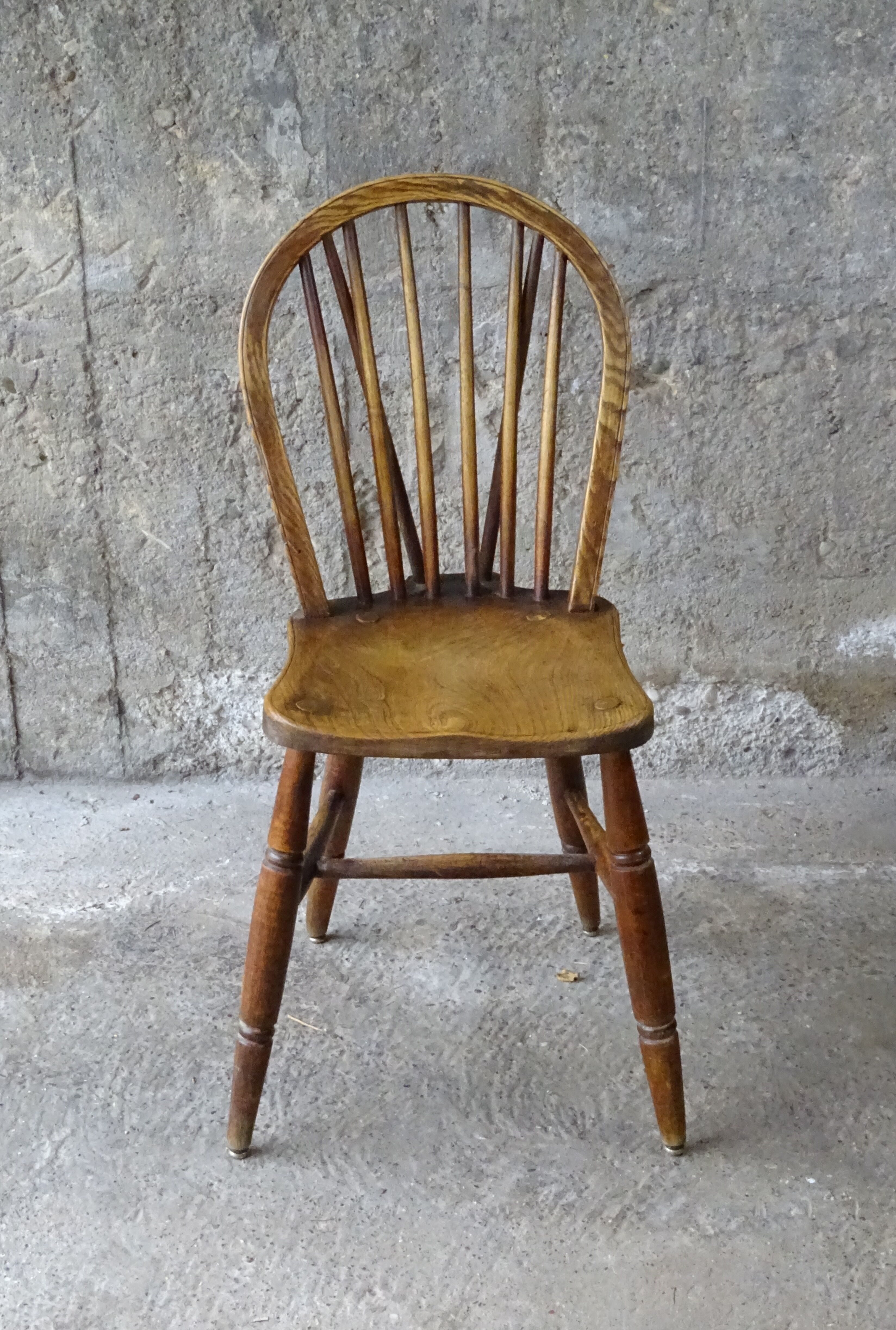 Windsor chair circa 1920 England, stamp