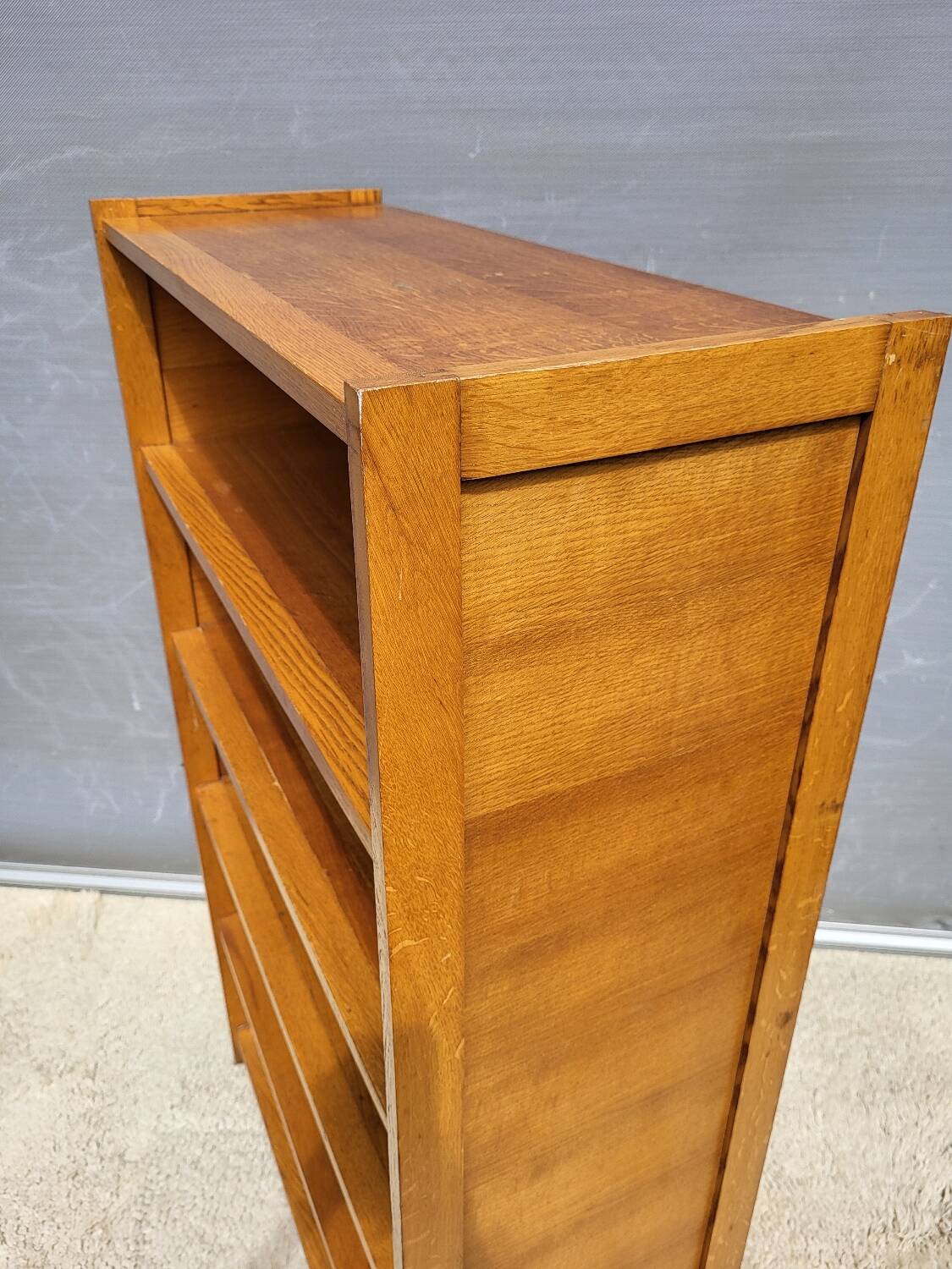 Vintage fixed bookcase 90x36