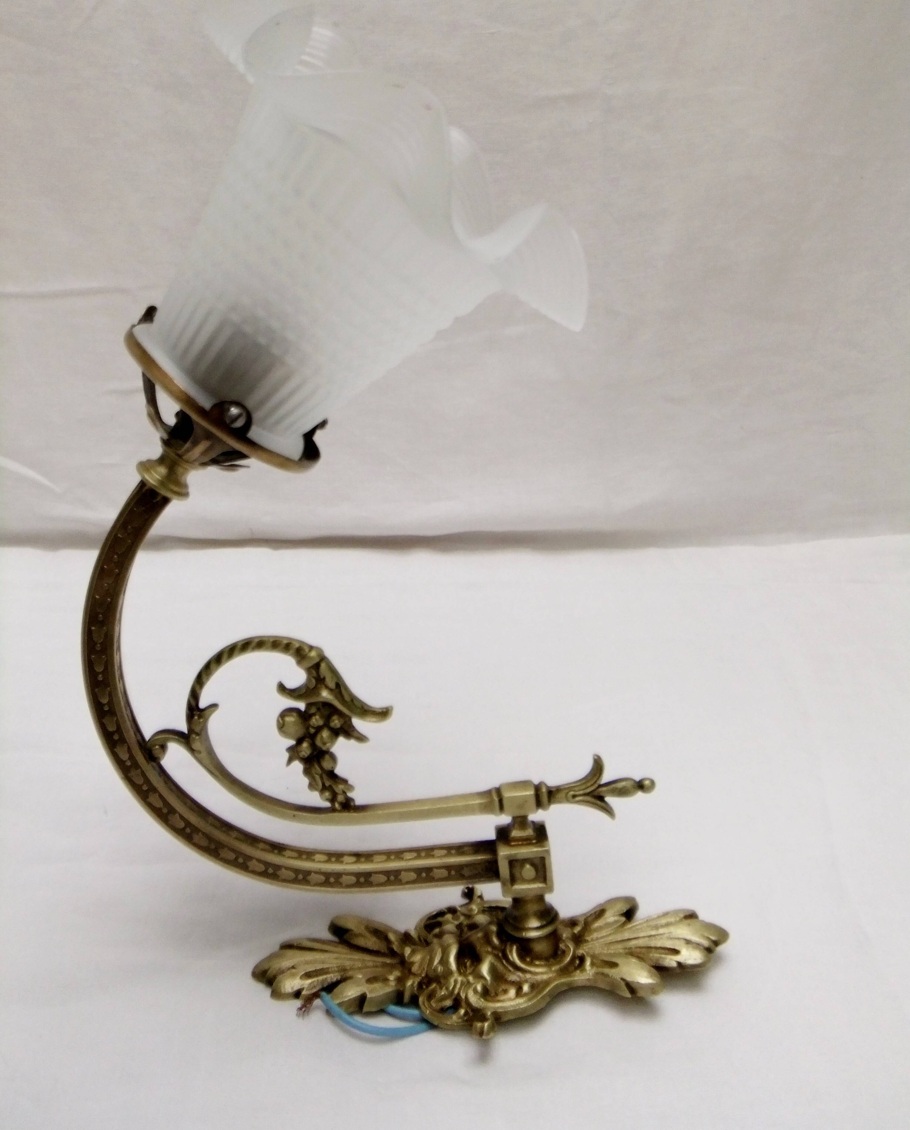 Wall lamp bronze tulip pendant light
