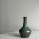 Vase en céramique vert émaillé