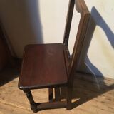 Chaise en chêne rustique